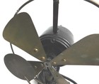 Old Lollipop 220 Volt Ac Fan  For Restore  Missing Cage  Not Tested