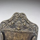 Brass Easel Business Card Holder Vintage Ornate Victorian Style Italy