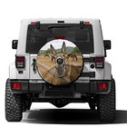  Funny Donkey Spare Tire Cover With Backup Camera Hole Wheel Tire Cover Fit 