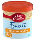 Betty Crocker Gluten Free Whipped Frosting Buttercream  340g