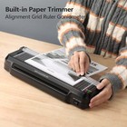 2-in-1 Hot   Cold A4 Laminating Machine With 2 Modes For Home Office School Us