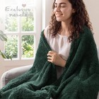Soft Plush Fleece Throw Blanket For Couch  Sofa  50  X 60 