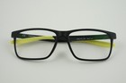 Excellent  Nike 7116 007 Live Free 56-15-140 Matte Black Yellow Eyeglasses