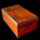 The Bombay Company Cherry Wood Musical Jewelry Box Vintage 1992 Works Perfectly
