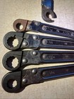 S-k Tools 5pc Sae Ratcheting Line flare Nut Wrench Set 11 16  9 16  5 8  7 16  R