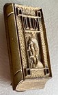 Vintage Illio Native American Book Pin Signed Lgb Antique Brooch  5  Unique