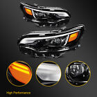2pcs Pair Full Led Projector Headlights W led Drl For 2019-2023 Jeep Cherokee