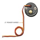 52mm Glowshift Black 7 Air Pressure Psi Gauge W  7 Led Color Display