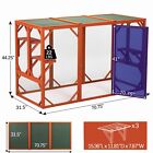 Coziwow Cat House Outdoor Catio Cat Play Run Enclosures Indoor Kitty Window Cage
