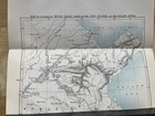 1871 Antique Map Of The New Course Of The Yellow River China