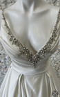 Alfred Angelo Sapphire Ballgown Wedding Dress Satin Size 4