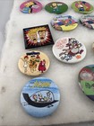 Vintage Lot Of 18 Pins Buttons - The Simpsons  Beavis And Butthead South Park