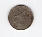 Chile 1915 Silver Coin 1 Peso 0 72 Vf