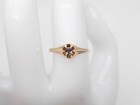 Antique Victorian 1890s  33ct Natural Alexandrite 14k Yellow Gold Ring Band
