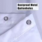 72in Natural-scenery Shower Curtain Forest Waterfall Print Fabric Decor Bathroom