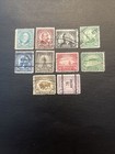 Us Stamps -  692-701 Used  11-50 Cent Regular Issues