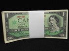 100 Pcs 1967  1 One Dollar Bank Of Canada Banknotes Random Serial   Vf-unc Grade