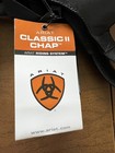 Ariat Classic Chap Ii Black English Leather Half Chaps Size X-large Nos