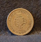 1952 Portuguese Macao  macau  50 Avos  1-year Type  Km-3  mc2 