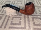Ascorti New Dear Ks Wax Drip Bent Egg Estate Briar Pipe Italy Hand Made Cleaned