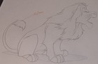 The Lion King Original Production Drawing Cel Disney Coa Tv Show 1 Of A Kind