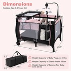3-in-1 Baby Bassinet Portable Pack And Play W  Removable Changing Table Mattress