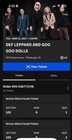 Two Mobile Concert Tickets Def Leppard   Goo Goo Dolls Pittsburgh  Pa 3 23 2027