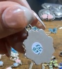 Sterling Turquoise Cluster Pendant New Sterling Silver  168 Nwt