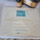Wdcc Disney Lady And The Tramp Bella Notte Set W base Title Scroll Complete Coa