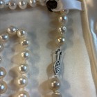 Vintage Estate 24    Cultured Pearl Necklace 8-9mm 14k Clasp White Gold