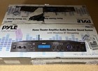 Pyle Pda7bu Home Theater Amplifier Mp3 usb sd aux fm Black Bluetooth Receiver