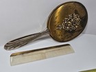 Antique Vintage Mirror And Comb Vanity Set  Art Deco Ornate