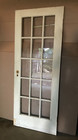 Vtg Single 15 Lite Interior Wood 30x77 Shabby French Door Chic Old 1083-24b