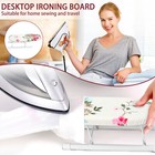 Small Tabletop Ironing Board Mini Folding Ironing Board With Flower Cloth Cover