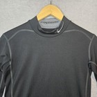 Nike Pro Combat Hyperwarm Shirt Men   s Medium Black Long Sleeve Compression