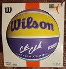 Wilson   Caitlin Clark   Inspire Basketball Size 6 Auto   Purple Read Descript  