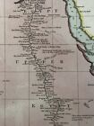 1811 Egypt Original Antique Map  Copperplate Engraving