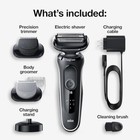 Braun Electric Razor For Men  Waterproof Foil Shaver  Series 5 5050cs  Wet   Dry
