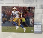 Justin Herbert Autographed Los Angeles Chargers 11x14 Signed Photo With Aca-coa 