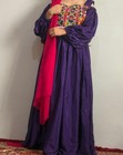 Afghan Purple Traditional Dress