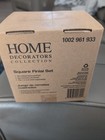 Home Decorators Collection Oil Rubbed Bronze Steel Square Curtain Rod Finial 