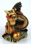 Vintage Chinese Zodiac Dragon Statue Figurine Resin Feng Shui Decor 2 75 