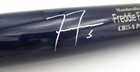Freddie Freeman Autographed Game Model Marucci Bat Dodgers Beckett Qr  bl36493