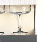 Disney Parks Home Collection Mickey Icon Coupe Glass Set Of 2 New With Box
