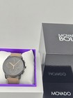 Movado Bold Black Dial Leather Band Men s Watch - 3600719   695 Msrp 
