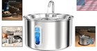 Stainless Steel Cat Water Fountain  Corded 3l 101oz Pet Water Fountain  Dog Wate