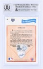Pedro Martinez Dodgers Signed 1991 Upper Deck Final  2f Bas 9 10 Rookie Card