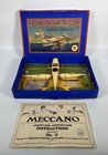 Original Meccano Aeroplane Constructor Outfit No 0 With Instructions Cream Green