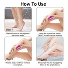 Crystal Hair Remover  Painless Waterproof  For Back Arms Legs  Blue