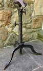 Cast Iron Antique Industrial Dietzgen Ds-399 Tripod Pedestal   Table Base